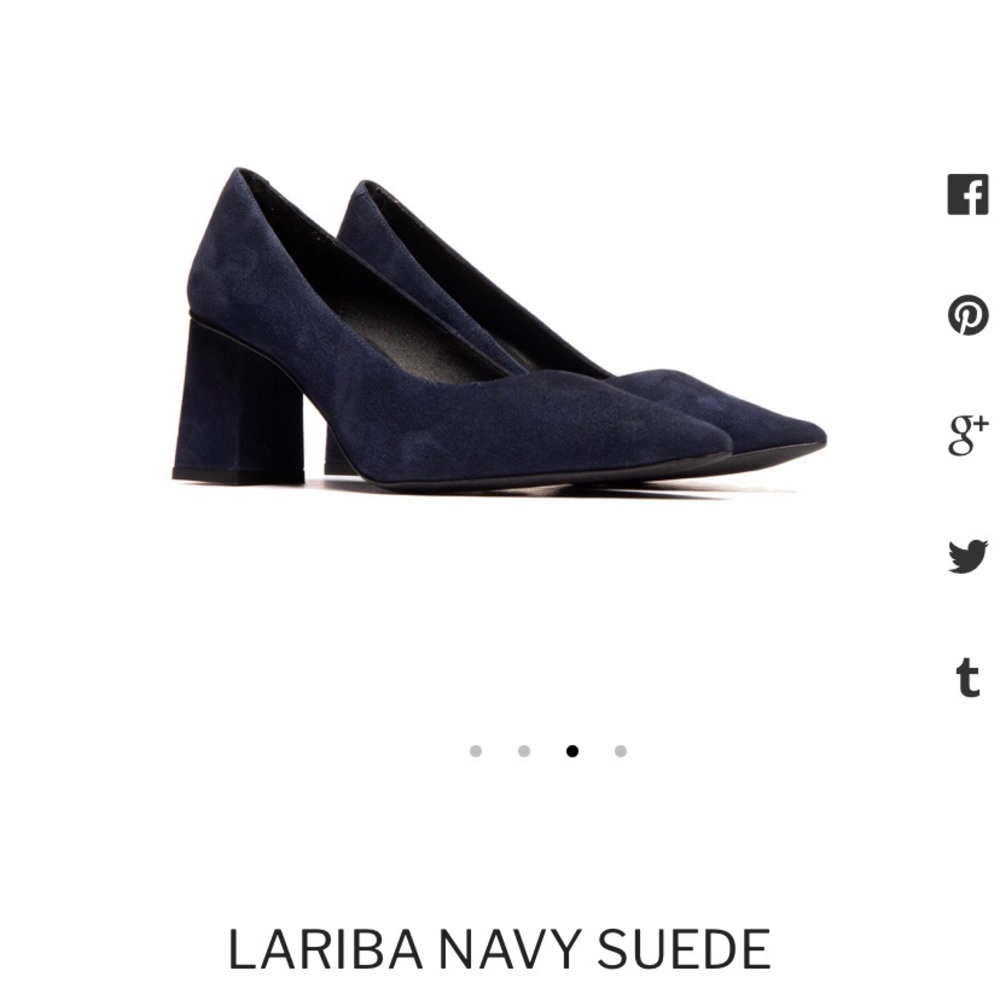Blue Suede Heels